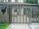 Jalgvärav puitlaudisega